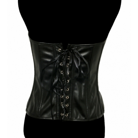 Vegan Leather Corset - Picture 2 of 3
